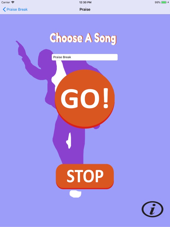 Praise-Break iPad screenshot 2 - Music app