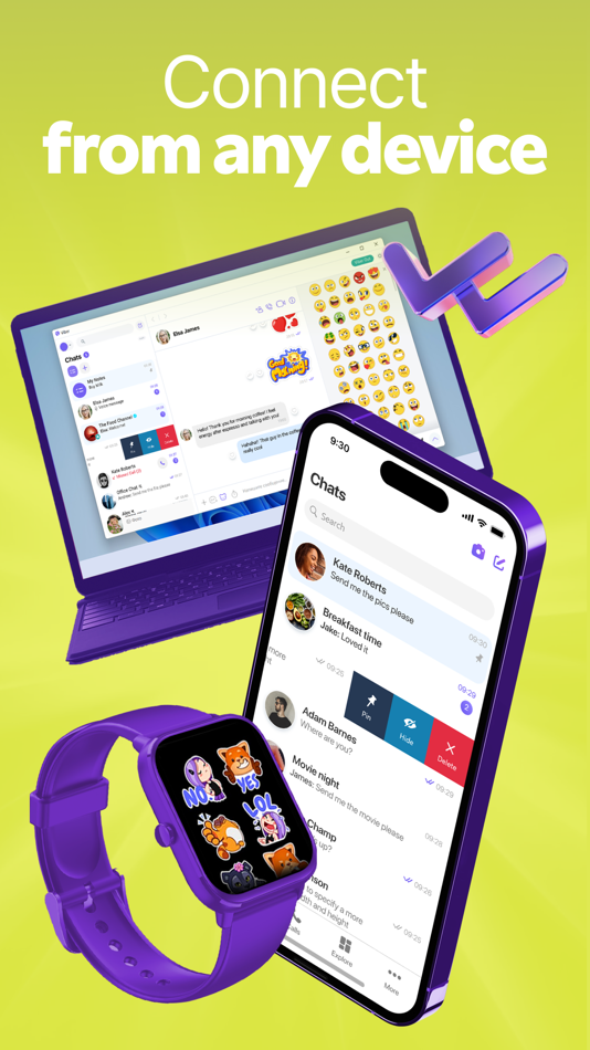#6. Rakuten Viber Messenger (iOS) Podle: Viber Media SARL.