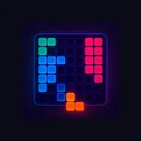 Neon Block Master