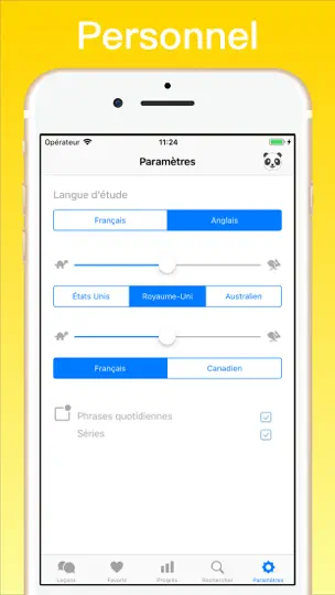 Capture d'écran de Apprendre L’anglais + sur iPhone 8