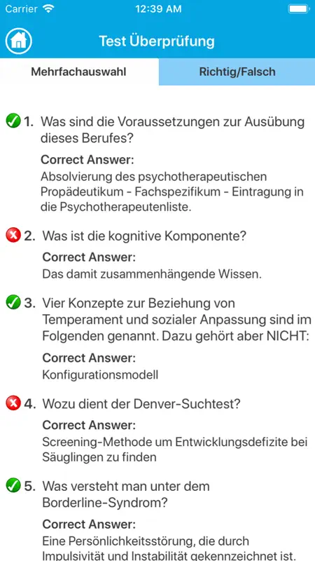 Die Psychologie Quiz screenshot 3 of 5