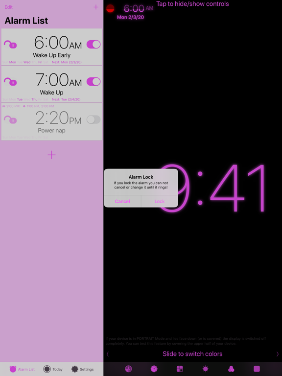 Mathe Alarm Clock - Math Alarm iPad screenshot 4 - Utilities app