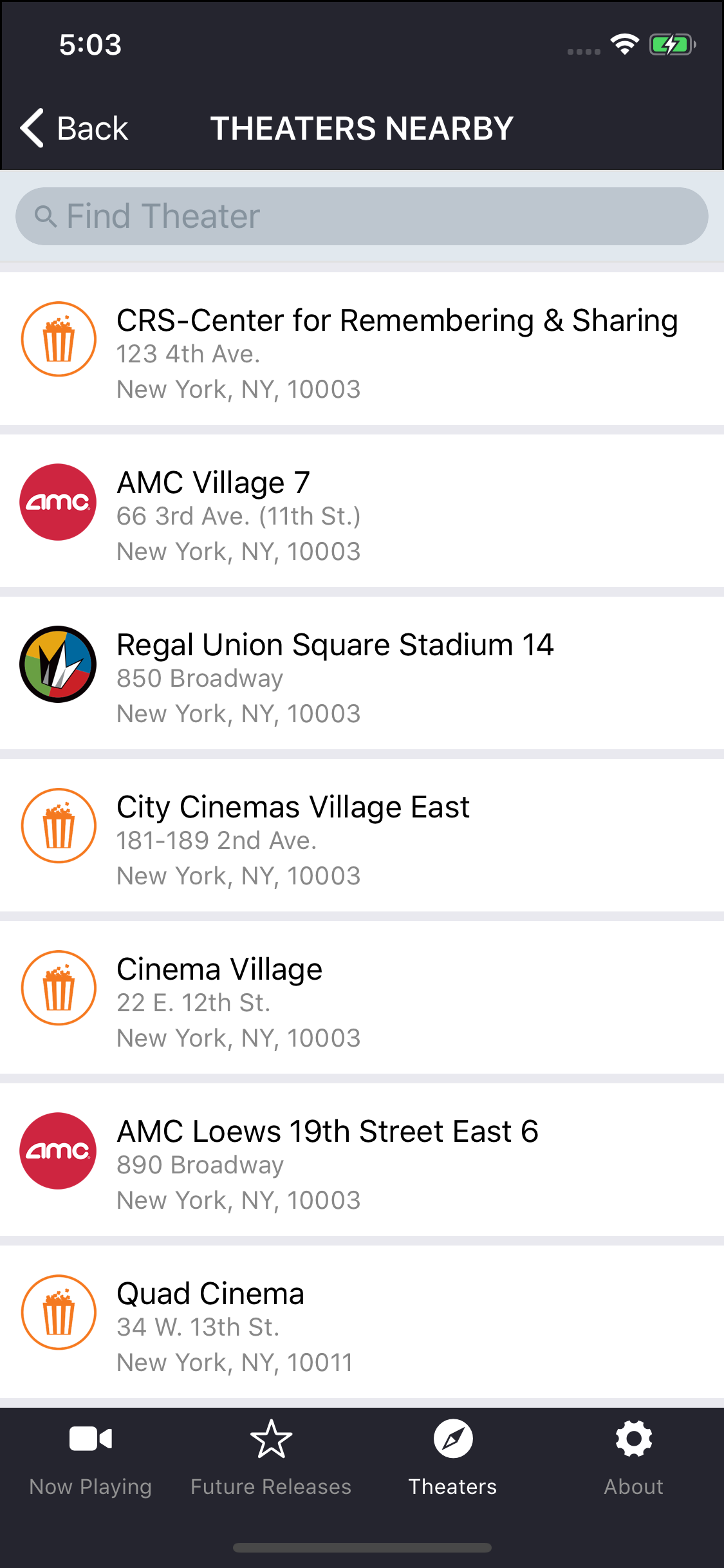 Movies & Showtimes screenshot 3