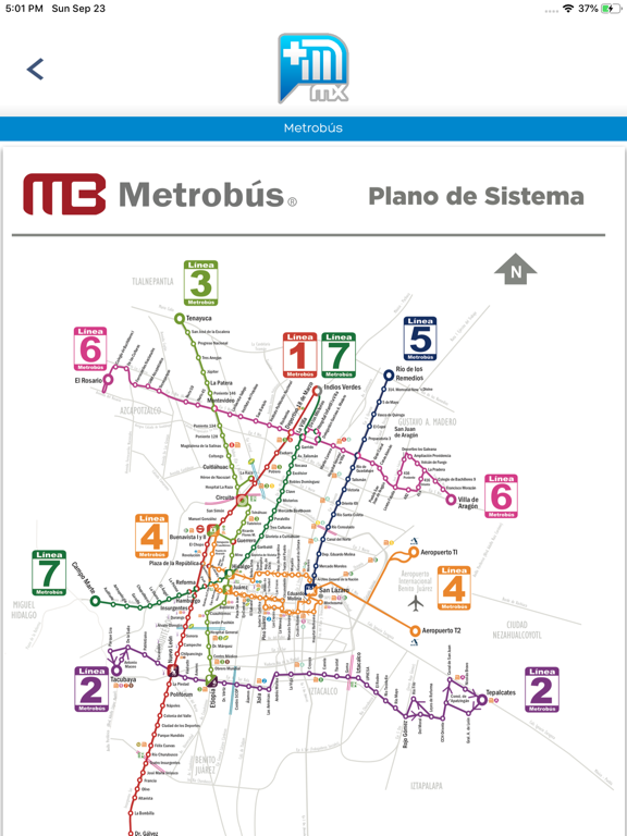 Más Metro MX iPad screenshot