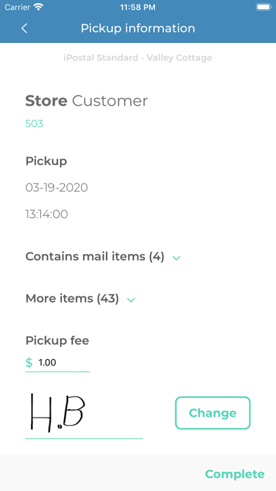 Screenshot #1 pour iPostal1 Admin