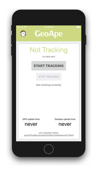 Screenshot #1 pour GeoApe Tracker