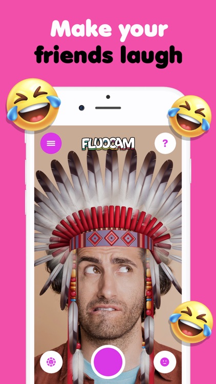 Funny face filters FluoCam