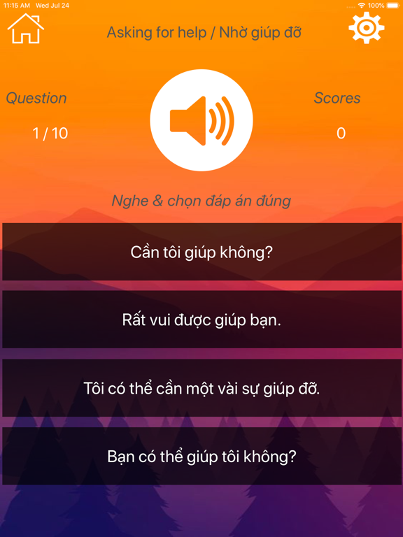Học Tiếng Anh Giao Tiếp Pro iPad screenshot 4 - Education app
