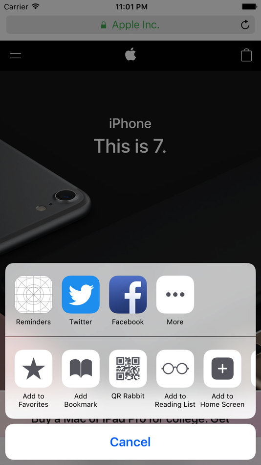 #2. QR Rabbit (iOS) 来自: Michal Ziman