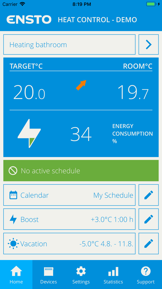 #1. Ensto Heat Control App (iOS) 由: Legrand Finland Oy