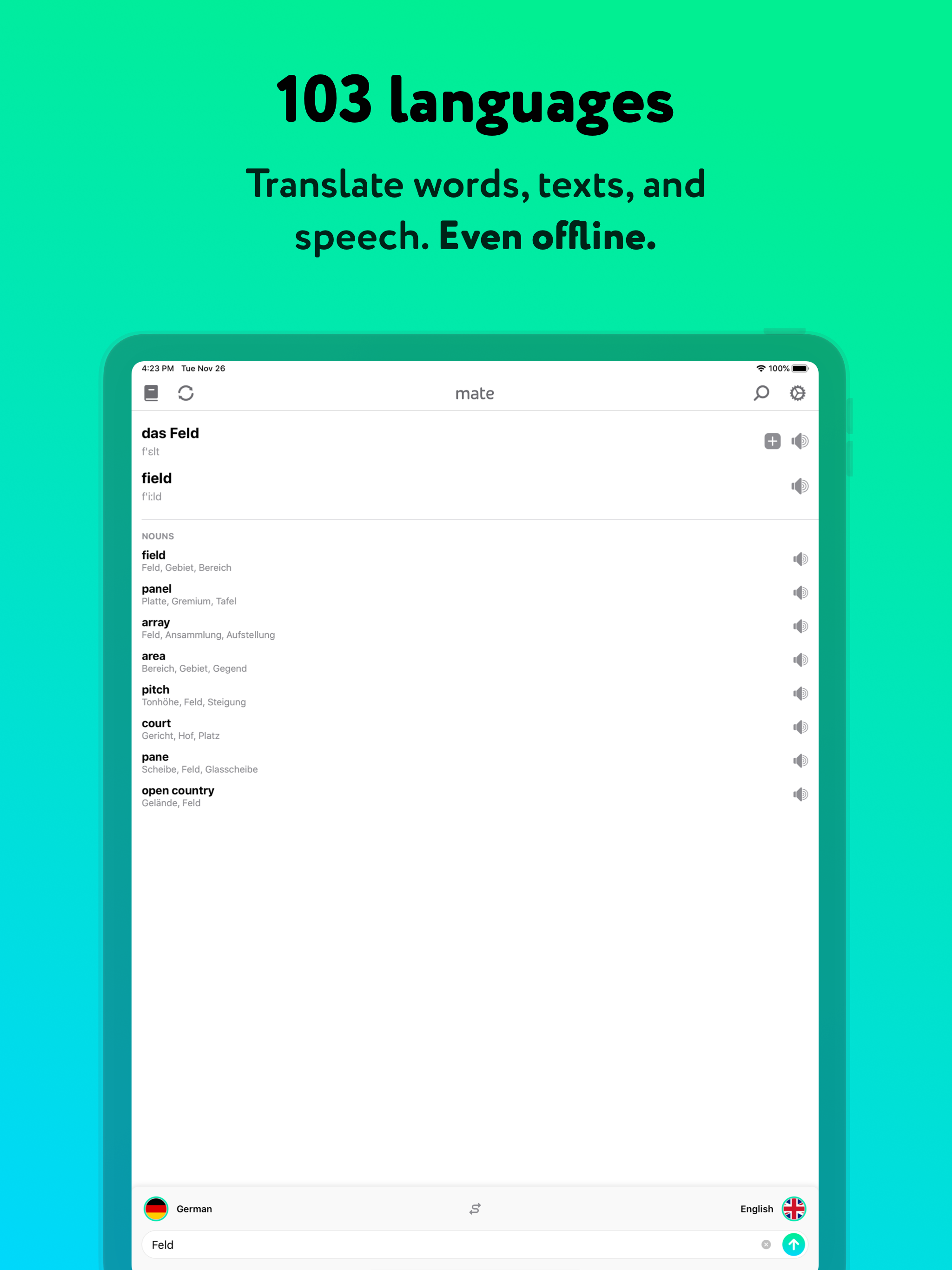 Mate Translate – AI translator