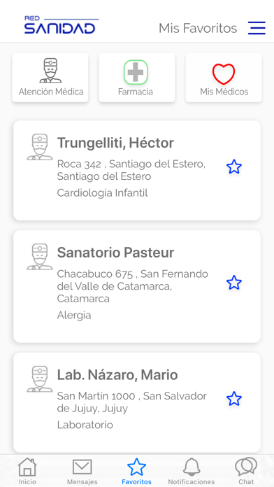 Sanidad Screenshot