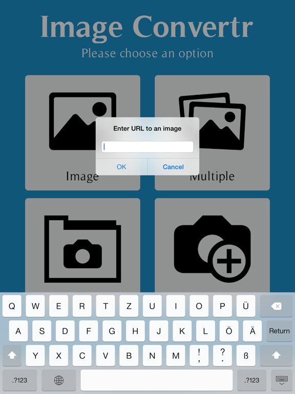 Image Convertr iPad screenshot
