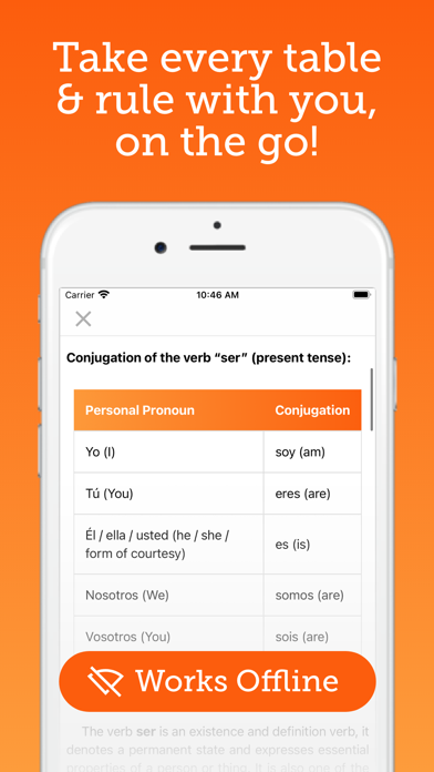 Spanish Grammar: Gramático Screenshot