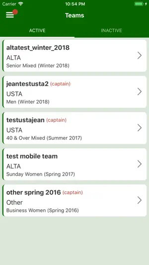 Tennis NetLineup screenshot 1