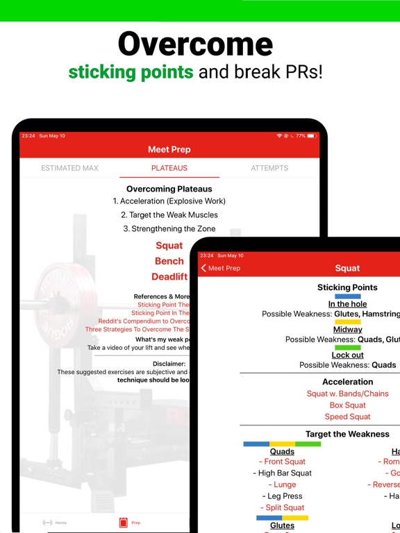 Bar Is Loaded - Gym Calculator iPad screenshot 6 - Health & Fitness app