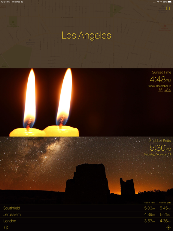 Screenshot #6 pour Shabbat Times