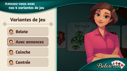 Screenshot #2 pour Belote.com - Belote & Coinche