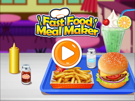 Peppa Fast Food Bar Recipe iPad screenshot