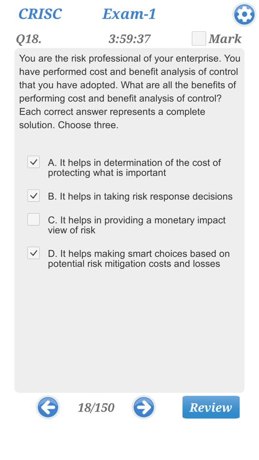 #3. CRISC Certification Exam Prep (iOS) 由: ZIROTEK Corp.