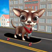 Skater dog traffic racing game