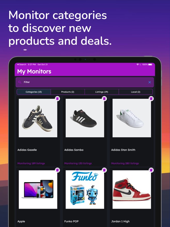 Inventory Bot iPad screenshot 6 - Shopping app