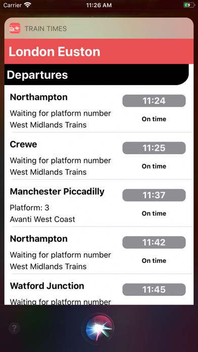 Train Times - Station Boards iPhone screenshot 7 - Travel app