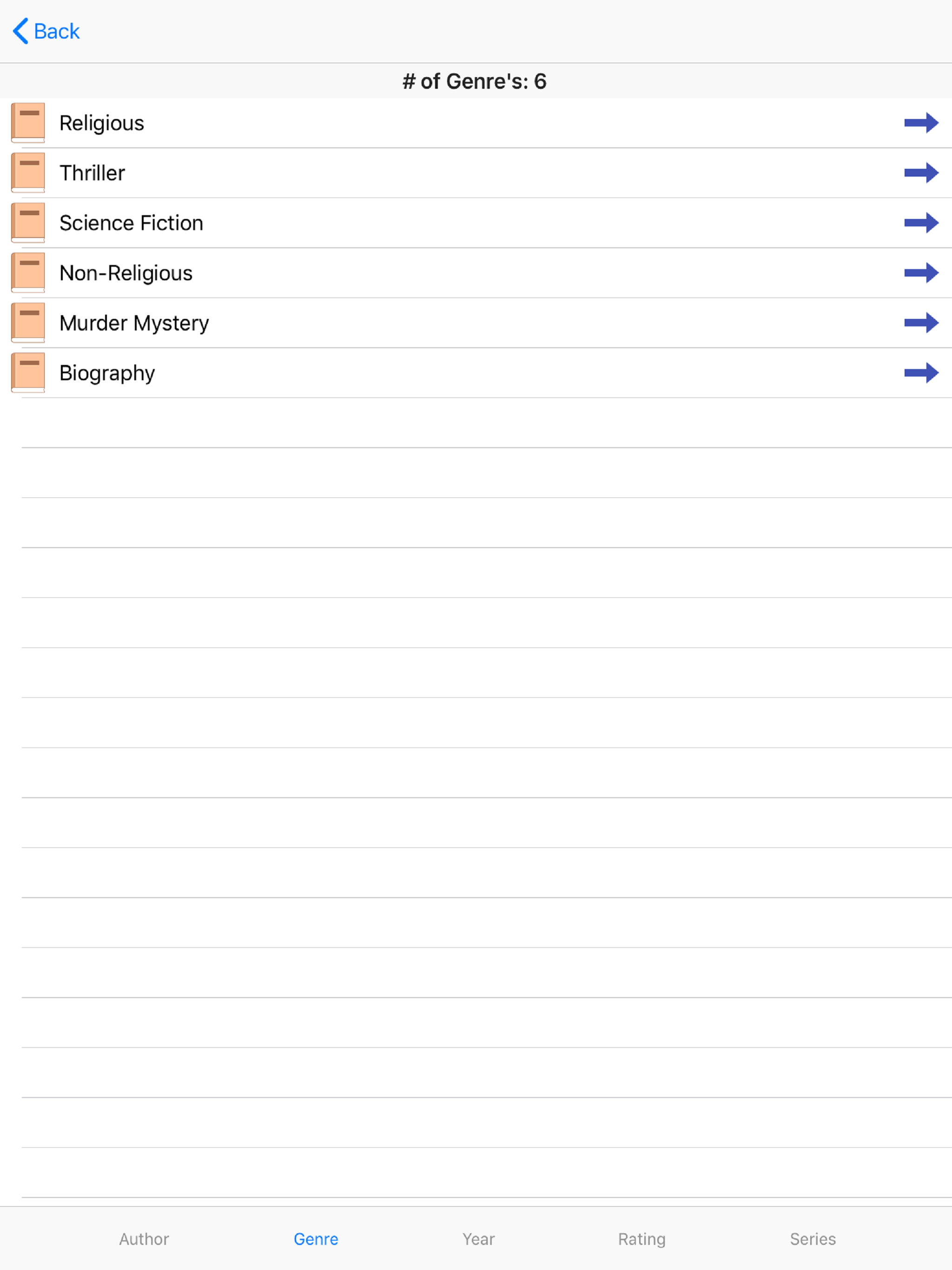 My Books Read screenshot 14