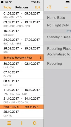 EASA FTL Calc screenshot 1