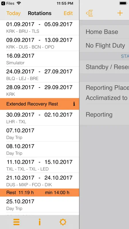 EASA FTL Calc screenshot 1 of 10