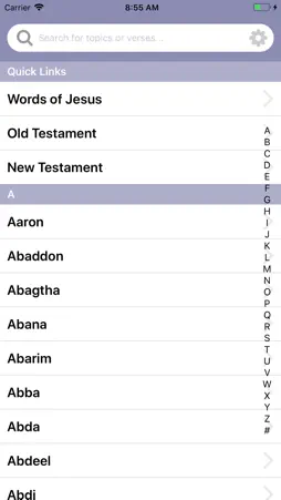 Concordance screenshot 1
