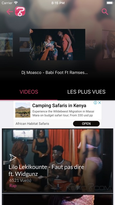 Koaci.com iPhone screenshot 7 - News app