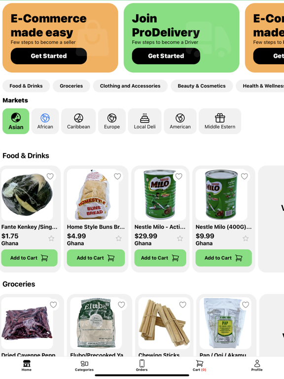 MigranX: Taste the World iPad screenshot 5 - Shopping app
