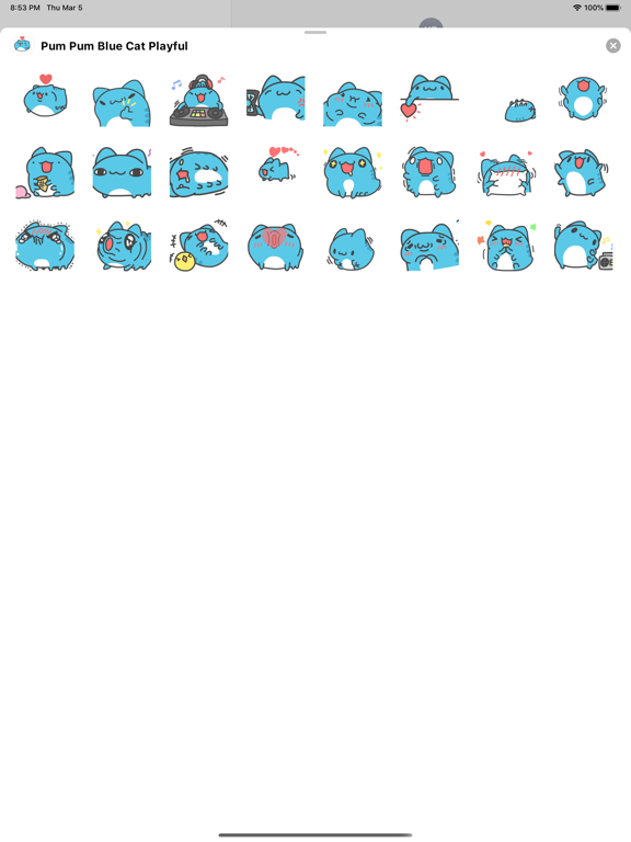 Screenshot #4 pour Pum Pum Blue Cat Playful