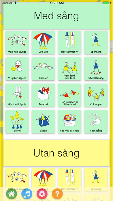 Man kan sjunga app screenshot 2