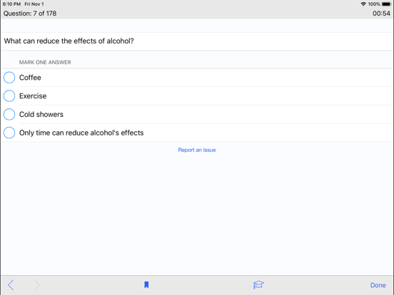 Iowa DMV Test Prep iPad screenshot