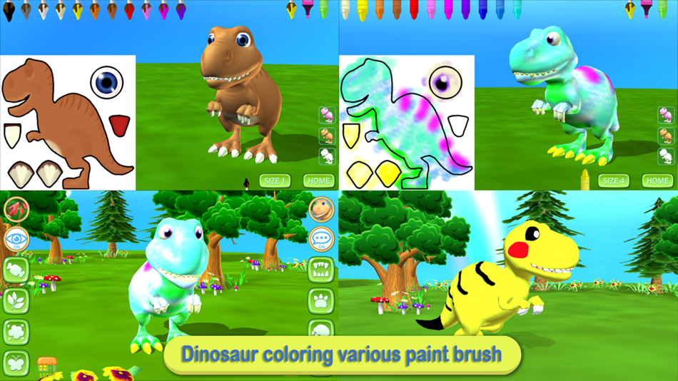 Dinosaur Coloring 3D - AR Cam - 1.6 - (iOS)