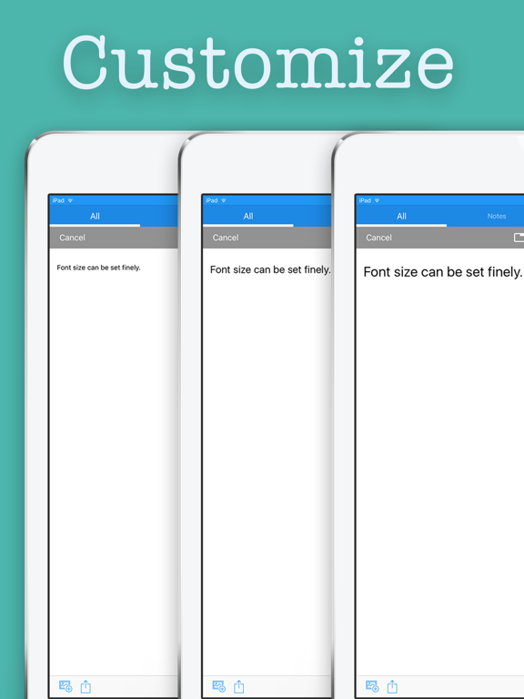 Notepad - Simple, Face ID Lock iPad screenshot 5 - Productivity app