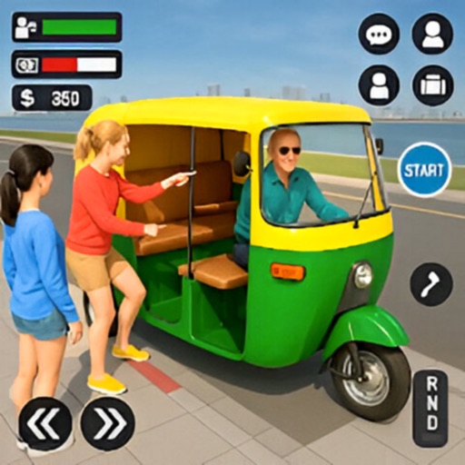 Auto Rickshaw Driving Games 3D