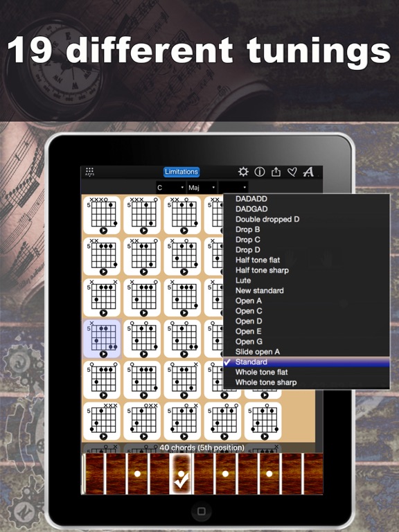 Screenshot #5 pour Guitar Chords Compass Lite