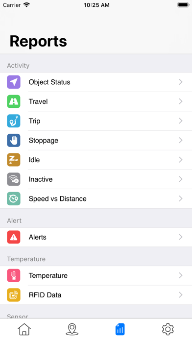RapidGo Telematics Screenshot