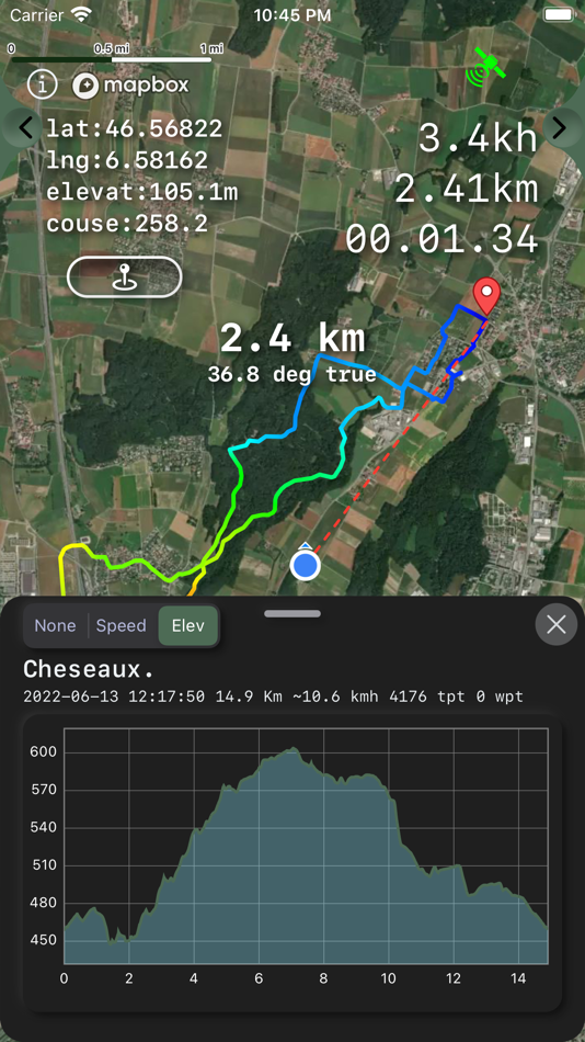 #3. GPS Tracker: Offline Maps, GPX (iOS) 게시자: SERGEI BEZDENEZHNYKH