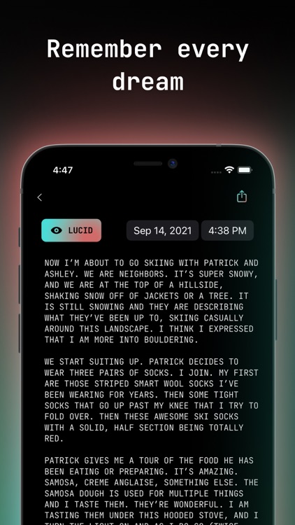 Shape: Lucid Dream Journal screenshot-6