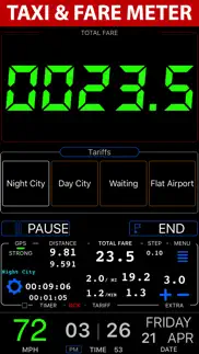 taximeter. gps taxi cab meter. iphone screenshot 1