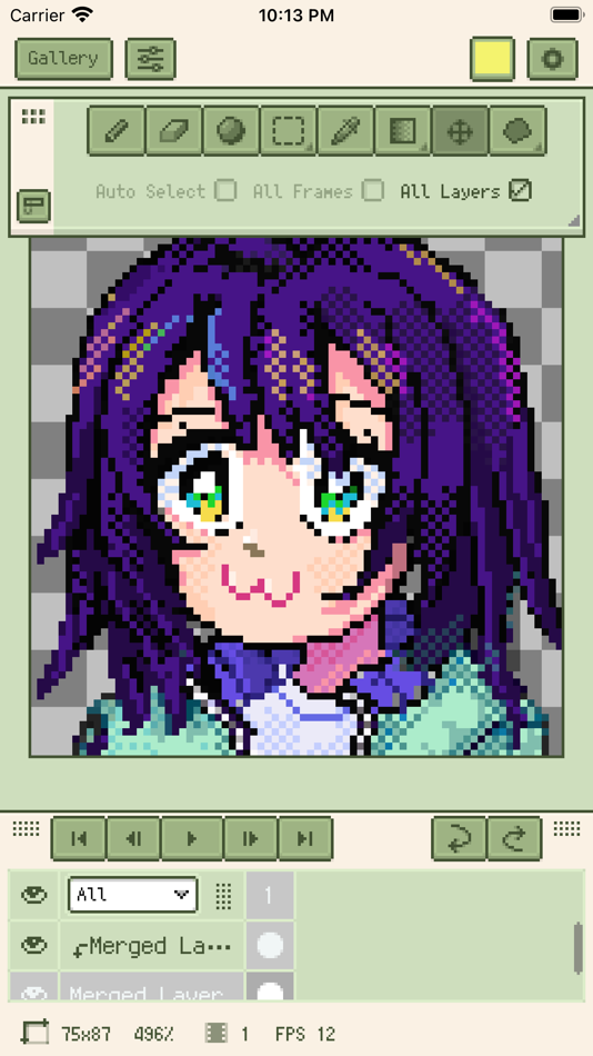 #4. Resprite: pixel art studio (iOS) 来自: Fengeon