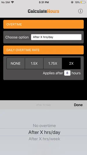 Time Card Calculator-Timeclock screenshot 4