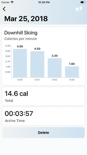 Winter Sports: Track Calories screenshot 2