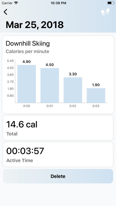 Screenshot #2 pour Winter Sports: Track Calories