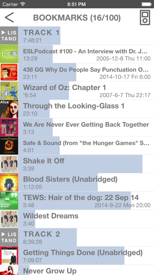 #2. Listano - Audio Player (iOS) 由: Yosuke Oki