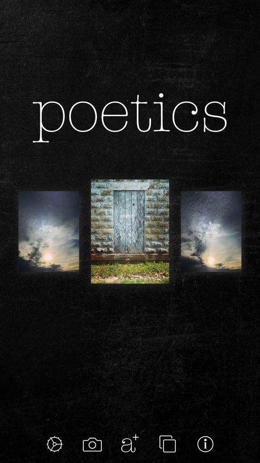 #1. Poetics (iOS) 由: Soulincode Inc.